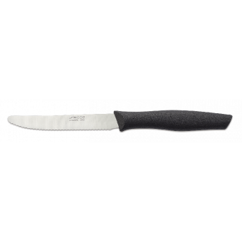 Arcos Nova Tomato Knife Black (Serrated) 110mm
