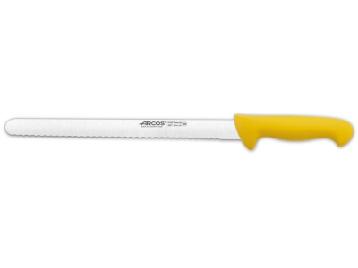Arcos 2900 Pastry Slicing Knife Yellow Serrated 300mm
