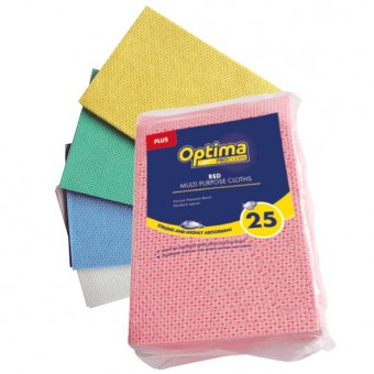 Optima Multi Purpose Colour Coded Cloths Yellow 2