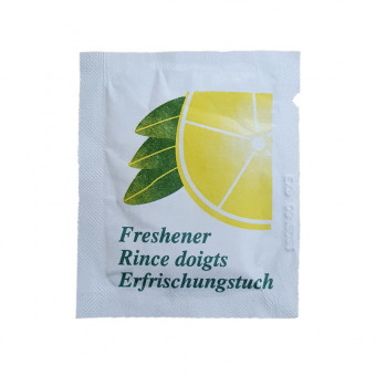 Individually Wrapped Lemon Refresher Wipes 2