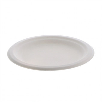 Bagasse Biodegradable Round Plate 7"