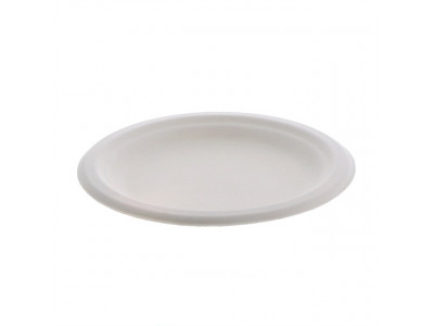Bagasse Biodegradable Round Plate 7"