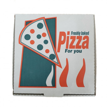 Pizza Box 10" Flame Design