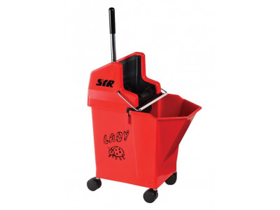 SYR Ladybug Mop Bucket and Wringer Red