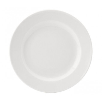 Pure White Wide Rim Plate 6.75" (17cm)