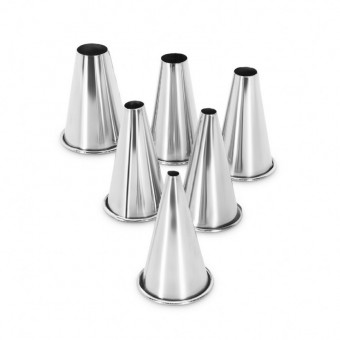 Stainless Steel Plain Piping Nozzles Set