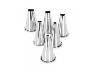 Stainless Steel Plain Piping Nozzles Set