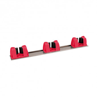 Wall Tidy / Mop / Brush Holder Red