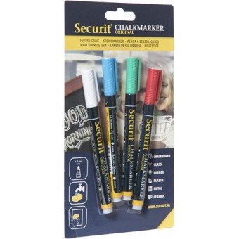 Securit Liquid Chalk Marker Colour 1-2mm 2