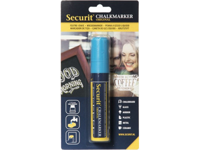 Securit Liquid Chalk Marker Blue 7-15mm