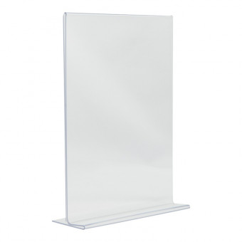 Securit Standing Acrylic A4 Menu Holder 2