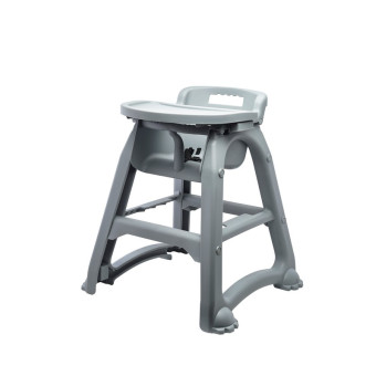 GenWare Grey PP Stackable High Chair 2